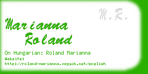 marianna roland business card